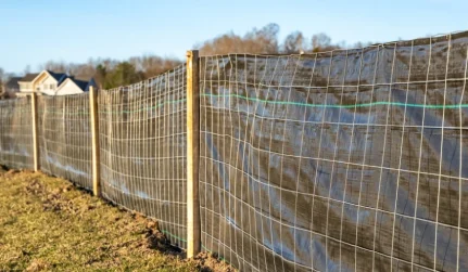 Silt Fence Installation